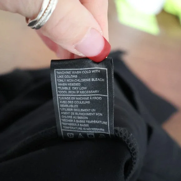 Steve Madden Dara Capri Leggings Womens XS Black Minimalist Preppy Trendy NWT - Picture 11 of 16